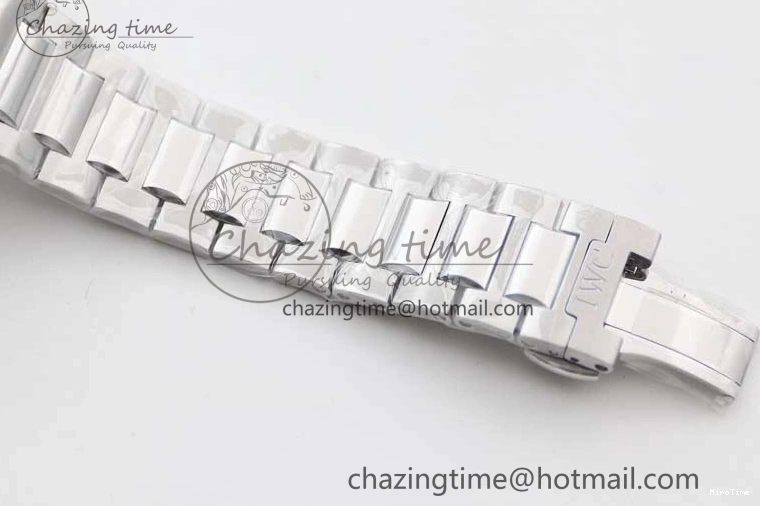 MIROTIME 0819 FastDry Portugieser Chronograph IW371615 ZF Best Edition Green Dial on SS Bracelet A7750 (Slim Movement) 7038